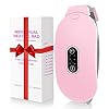 Almohadillas térmicas, masajeador de calambres de período, portátil, inalámbrico, con 6 niveles de calor y 6 modos de masaje para aliviar el dolor de espalda, almohadilla térmica menstrual