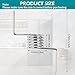 PIHIL 5PCS WR01X11052 Fridge Door Spring Hinge Mullion Fits for GE Refrigerator Door Spring Replacement, Compatible with PS6011724,3031611,GFE28GYNBFS,YE18JSLGFSS