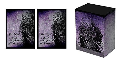 100 THE NIGHT IS DARK Deck Protectors plus DECK BOX Legion Supplies DOUBLE Matte Finish Sleeves 2-Packs - Standard Magic the Gathering Size