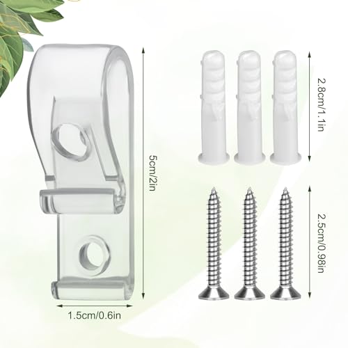 8 Pcs Cordless Blinds Cord Safety Window Blind Cord Guides Roller Blinds Chain Fixation Hook with Expansion Screw, Fixed Roller and Roman Shades Bead Chains - Image 2