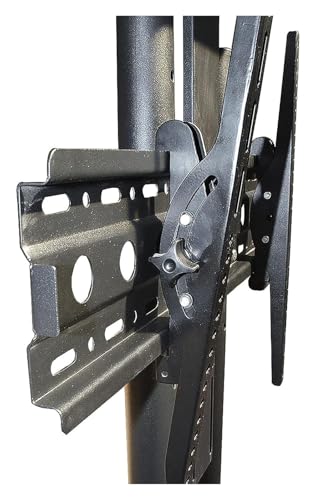 Soporte móvil para TV con altura ajustable y ruedas miniatura 6