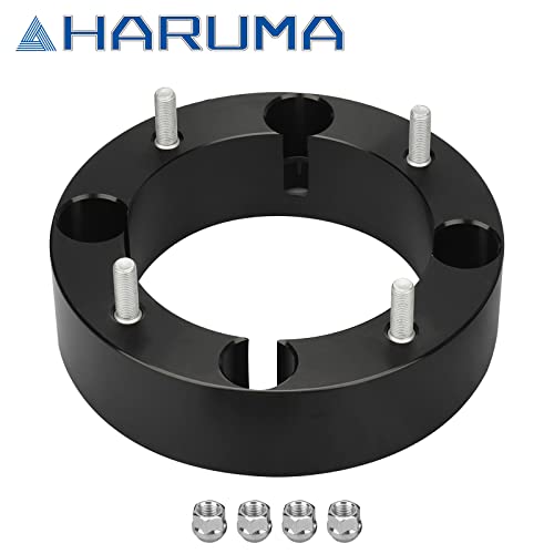 Haruma 2Pcs 2" Thickness Atv Wheel Spacers 4X156Mm Wheel Bolt Pattern 3/8" X24 Studs 131Mm Hub Bore For Kawasaki Lakota 300/Ksf 250 Mojave;For Ranger/Rzr;For Yamaha Yfm 350 #TOP1