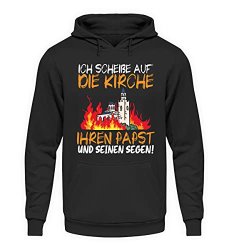Sweat à capuche allemand pour exprimer son anticonformisme sweat-shirt noir jais taille L