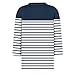2025 3/4 Sleeve Shirts Womens Dressy Casual Round Neck Tunic Tops Loose Fit Basic Tees Blouses Fall Fashion Pullover