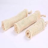 langlebig und geruchsneutral. Waschbar und wiederverwendbar, um die Verwendung von Plastiktüten zu reduzieren und Abfall zu vermeiden. Tasche mit einem glatten und zarten Stoff, der die Luftzirkulation ermöglicht. Pflegeleicht. Beim Weben der Musselin-Stoffbeutel wurden keine giftigen Chemikalien verwendet.