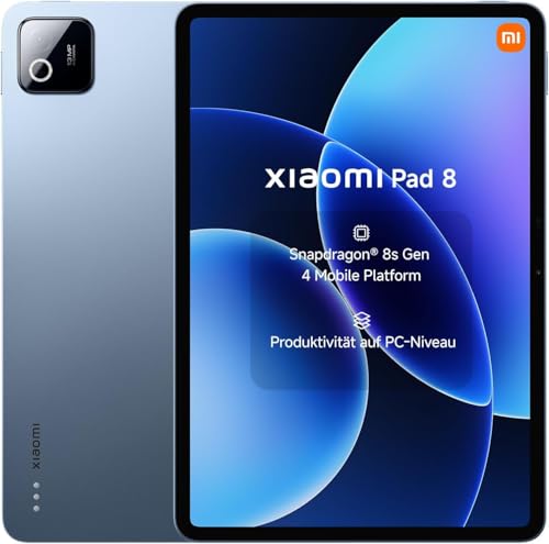 Image of XIAOMI Pad 8 Ai WiFi Version Global (No Calls or Text) 11.2 inches 3.2K 144Hz 9200mAh Four Speakers 13 Mp Model 25097RP43G (Blue, 256GB + 12GB)