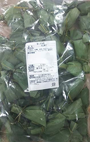 笹葛抹茶 50個 ( 個約20g ) 冷凍  笹茶巾 抹茶風味の餡を入れた葛饅頭を笹で包んであります