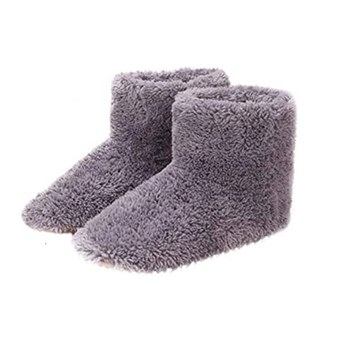 Humanitypd Invierno USB Calentador de Pies Zapatillas Zapatillas Eléctricas Calientes de Felpa, Zapatillas Calentadoras Lavables Eléctricas Cojín Plantillas Calentadoras 39-43