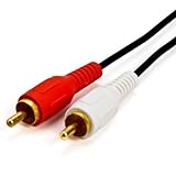 2 RCA Stereo Audio Cable - 5ft / 1.5 meter