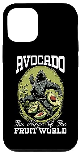 iPhone 12/12 Pro Avocado Ninja Lover Guac Shuriken Kunai Guacamole Case
