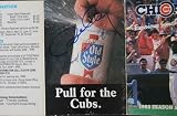 Ron Cey Chicago Cubs Autographed Signed 1988 Season Pocket Schedule Auto