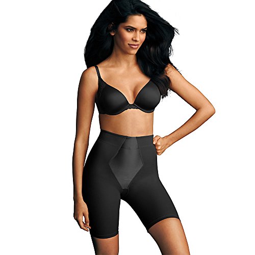 Maidenform Flexees Women's Shapewear Easy Up Thigh Slimmer,Black,Medium