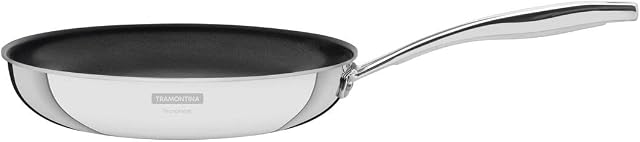 Tramontina Grano Non-Stick Frying Pan Stainless Steel for Induction, Electric, Gas and Ceramic Glass Hobs, Cookware, Kitchen, 26 cm, 2.2 litres, 62155267