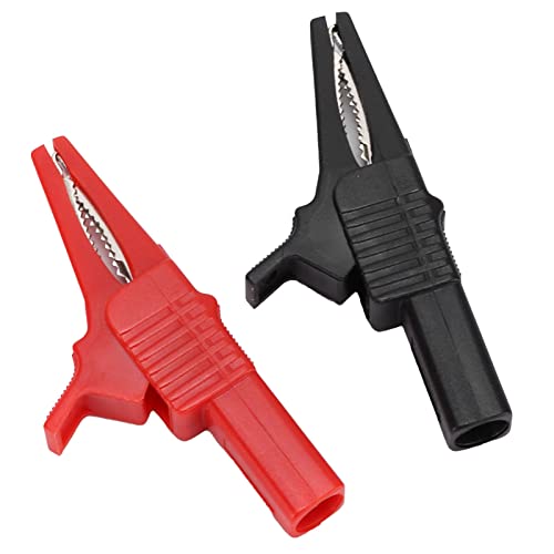 2 szt. U08 4mm Mosiężny Izolowany Zacisk Krokodylkowy Elektryczny Zacisk Testowy 32A/1000V Sprzęt Testowy Zaciski Kablowe