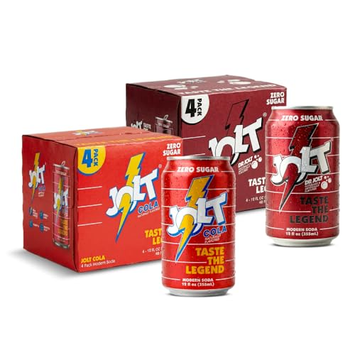 JOLT Modern Soda Bundle - JOLT Cola & Dr. JOLT - Zero Sugar, 80mg Natural Caffeine, Alpha GPC Focus Nootropics, Prebiotics, B Vitamins, 12oz