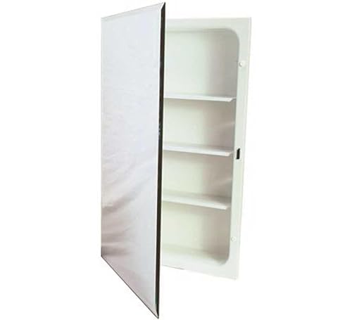 561280 Nutone de aluminio ahuecado gabinete de medicina plástico, 16" x 20"