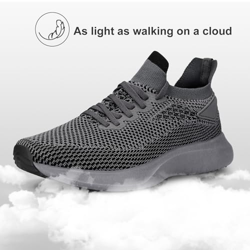 Image of Abboos Women's Walking Shoes - Lightweight Breathable Tennis Sneakers for All-Day Standing & Gym Workouts, Non-Slip Athletic Shoes for Travel and Jogging