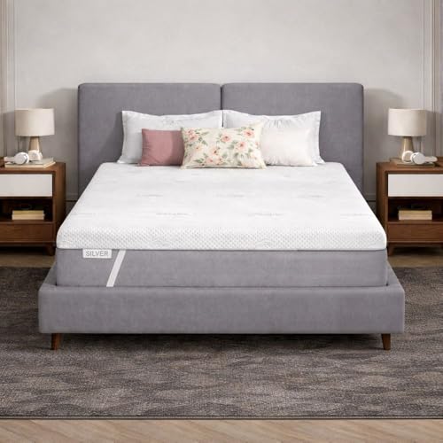 topper memory foam 160x190 matrimoniale -coprimaterasso Protezione ultra morbida, traspirante e rinfrescante - made in italy topper materasso