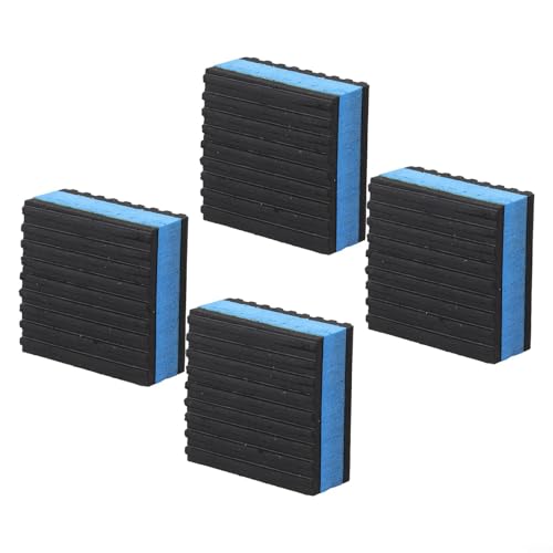 Strapazierfähige EVA-Gummi-Stoßdämpfer-Pads, 10,2 x 10,2 cm, Vibrationsisolationspads für Luftkompressoren, Zentrallufteinheiten, Waschmaschinen, Trockner und Wärmepumpen
