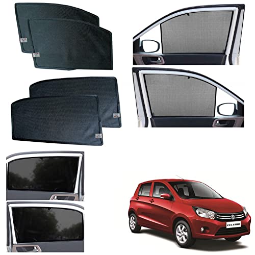 Image of WolkomHome car Fix Curtain Window Shades Half Curtains Sunshade for Celerio