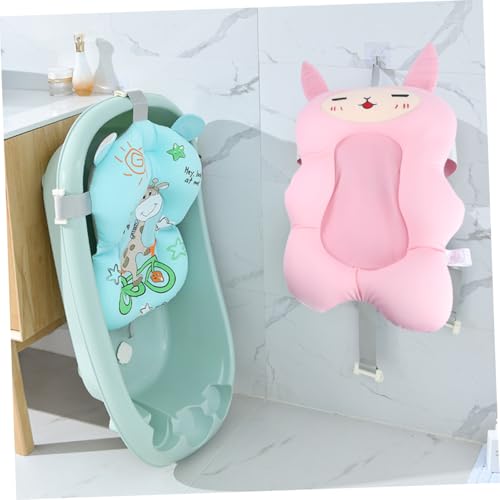 Soporte para bañera antideslizante con cojín cómodo para bebés 6