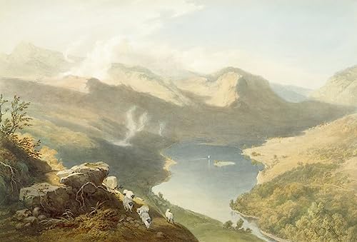 Cuadro en lienzo de Grasmere Langdale para decorar el dormitorio con arte de paisajes