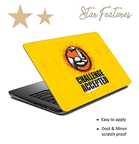Image of Paper Plane Design Laptop Skins Sticker for Upto 17 in Laptops (Pack of 2) Des 13 (D)