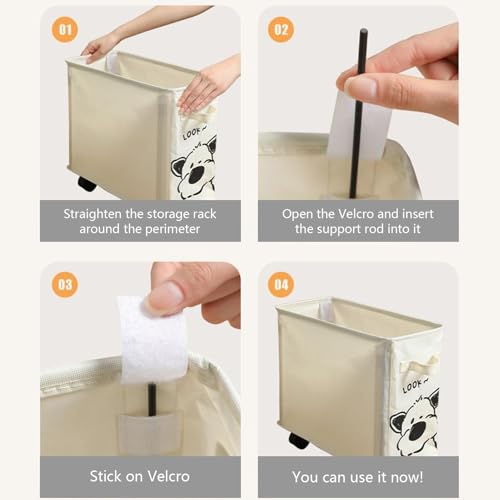 Panier à linge pliable gain de place pour optimiser les angles étroits