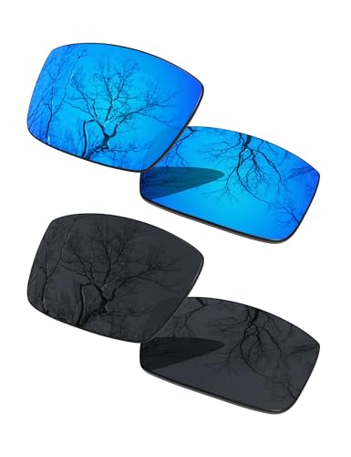 Image of ToughAsNails 2 Pair Polarized Replacement Lenses Compatible with Oakley Gascan OO9014 Sunglasses