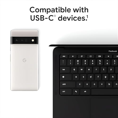 Image of Google 30W Original Type-C Fast Charger Adapter | Compatible with Pixel 10, 10 Pro, 9A, 9 Pro, 8, 8a, 8 Pro, 7 Pro, 7a, 3a Pro, Tablets & Chromebooks | 30W USB-C Rapid Charging (White)
