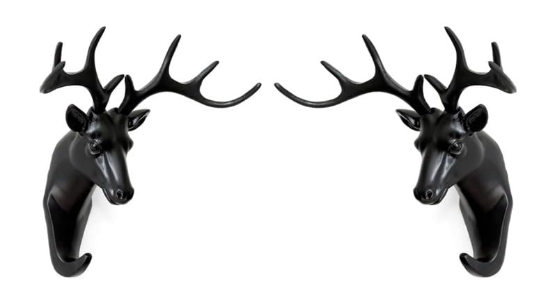 Deer Wall Hooks - Decorative & Functional -1 Deer Wall Hooks - Decorative & Functional -1