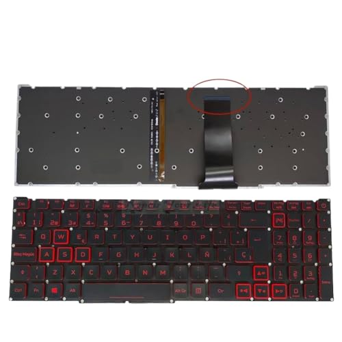 Clavier AZERTY de Remplacement Résout Touche Bloquée Acer Nitro 5