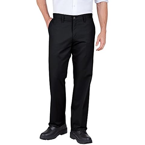 Dickies Occupational Workwear 2112272BK 30x34 Polyester/Cotton Relaxed Fit Men's Premium Industrial Multi-Use Pocket Pant with Straight Leg, 30" Waist Size, 34" Inseam, Black Cover