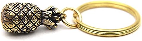 Collectible Statue Sculpture Figurine Craft Arts for Home, Office, a Living Room Ornaments Statues Sculptures Brass Pineapple Car Keychain Pendant Jewelry Keychain Lanyard Pendant image 5