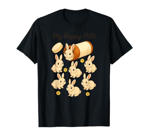 Funny Rabbit Bunny My Happy Pills �����D�� �j�̎q ���̎q T�V���c
