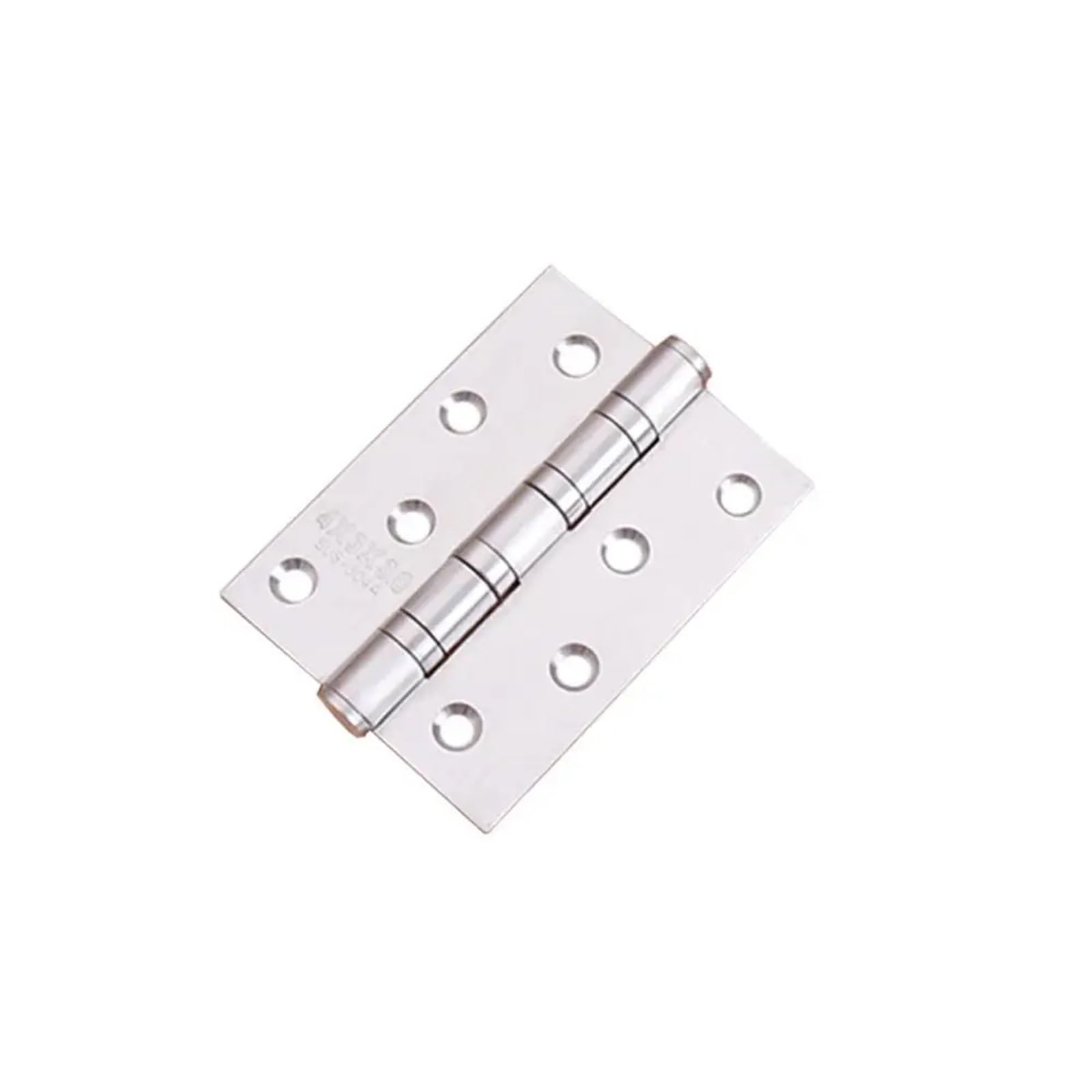 Kdhcvkz Silver 1Pcs 4Inch Thickened Stainless Steel Folding Hinge For Wooden Door(Silver)