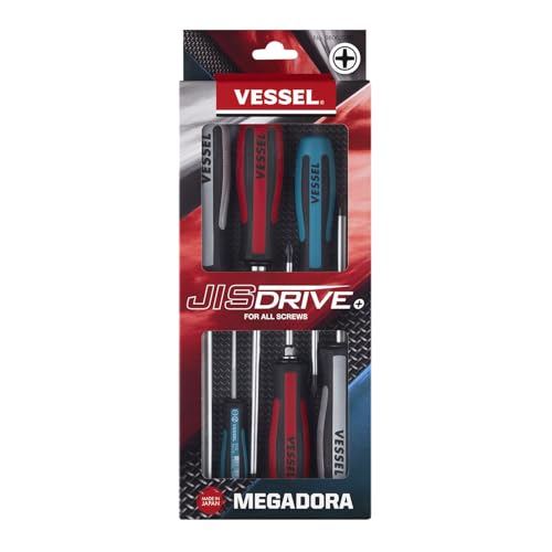 MEGADORA JIS Screwdriver 6PCS. Set