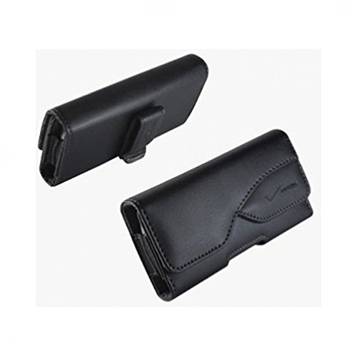 Premium Verizon Leather Pouch Side Case Holster Swivel Belt Clip Cover For Verizon Nokia Lumia 928 - Verizon Nokia Lumia Icon - Verizon Pantech Marauder - Verizon Pantech Perception #TOP3