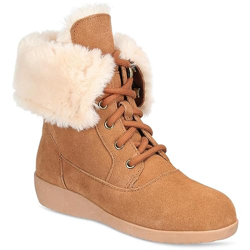 Style & Co. Womens Aubreyy Faux Fur Lined Ankle Winter & Snow Boots