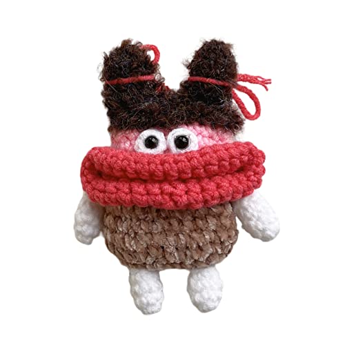 Yatchen Furry Case for AirPods Pro 3,Funny Cute 3D Cartoon Plush Kawaii Sausage Mouth Frog Fluffy Soft Warm for AirPods Pro 3rd Generation Carrying Charging Box with Keychain Protector