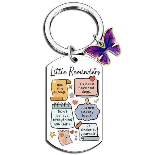 Portachiavi motivazionale, regalo motivazionale, Sometimes You Forget You're Awesome, So This Is Your Reminder Gift Key Chain, Piccoli promemoria, taglia unica