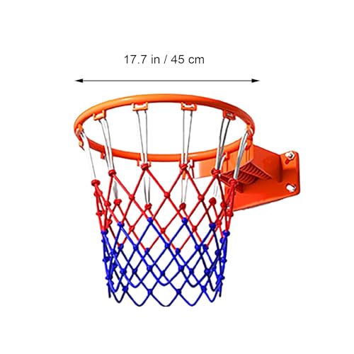 Canestro da basket da parete con ammortizzatore a doppia molla, facile installazione per giochi interni ed esterni