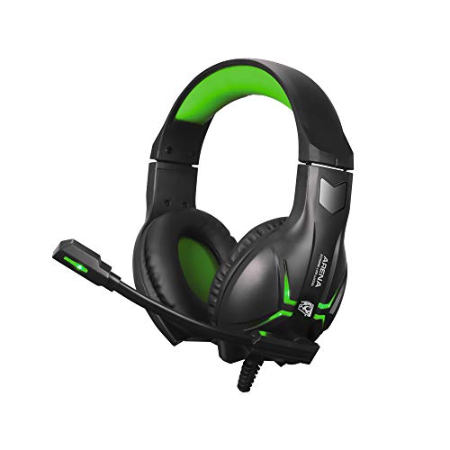 Headset Gamer Arena, Elg, Microfones e Fones De Ouvido, Preto