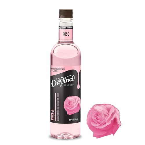 Image of DaVinci Gourmet Rose Syrup, 25.4 Fluid Ounces (Pack of 1)