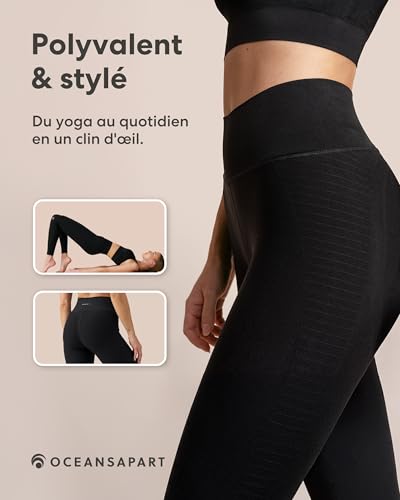 Legging femme en tissu stretch taille haute Beverly