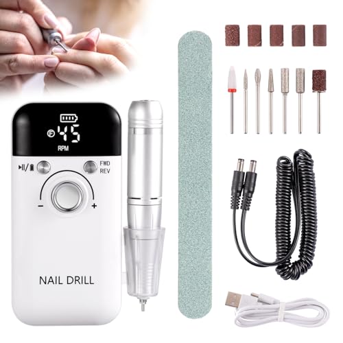 Taladro Eléctrico para Uñas Profesional 45000 RPM miniatura 1