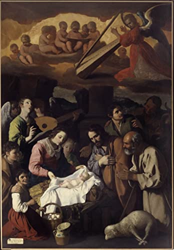 Impresión en lienzo de Zurbarán de 60x90cm ideal para crear un ambiente clásico en el despacho