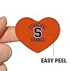 Syracuse University Orange Heart Shaped Planner Calendar Scrapbook Craft Stickers #3