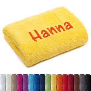 AR Line Besticktes Duschtuch mit Namen