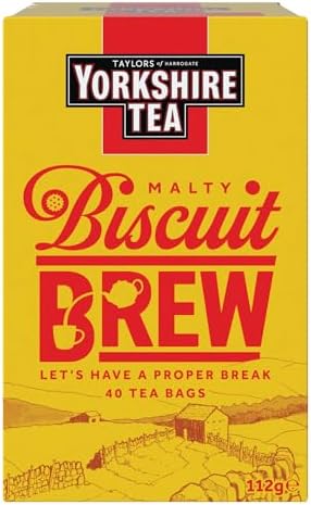Yorkshire Tea Biscuit Brew 40 Tea Bags (Pack of 1)